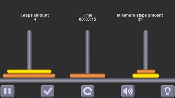 The Tower of Hanoi. (ad-free) Game Screenshot