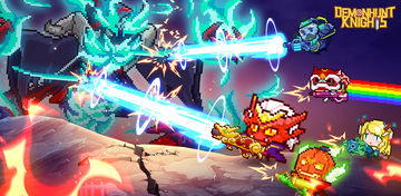 Banner of Demon Hunt Knights - Pixel RPG 