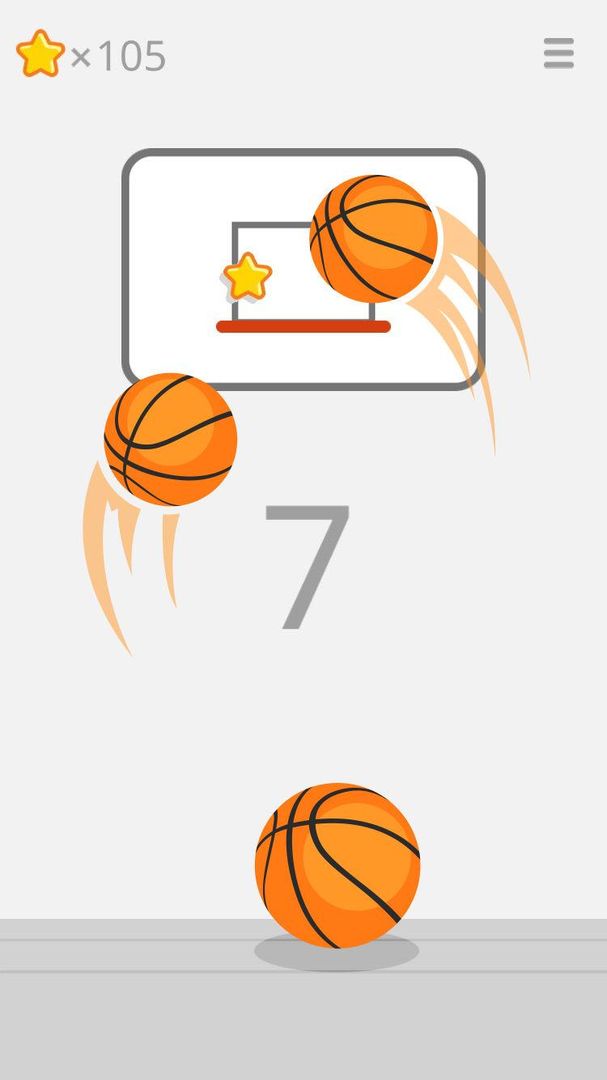 Ketchapp Basketball 게임 스크린 샷