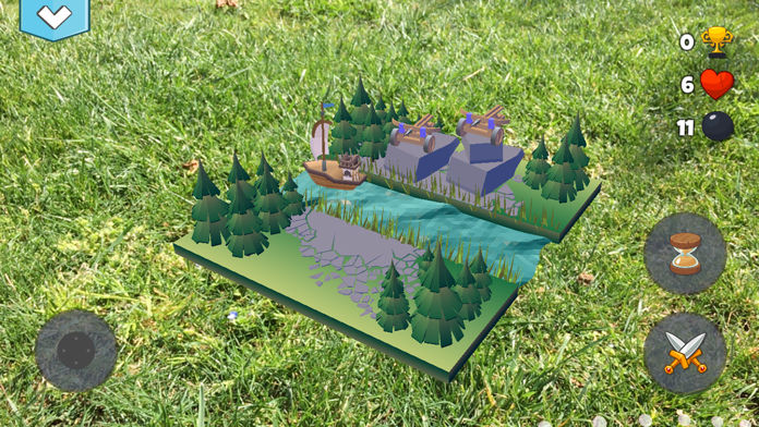 Bombaroom AR Game Screenshot