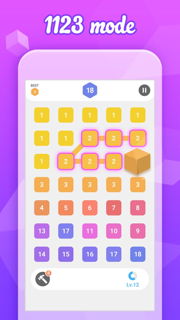 Numbers - classic number puzzle game ภาพหน้าจอเกม