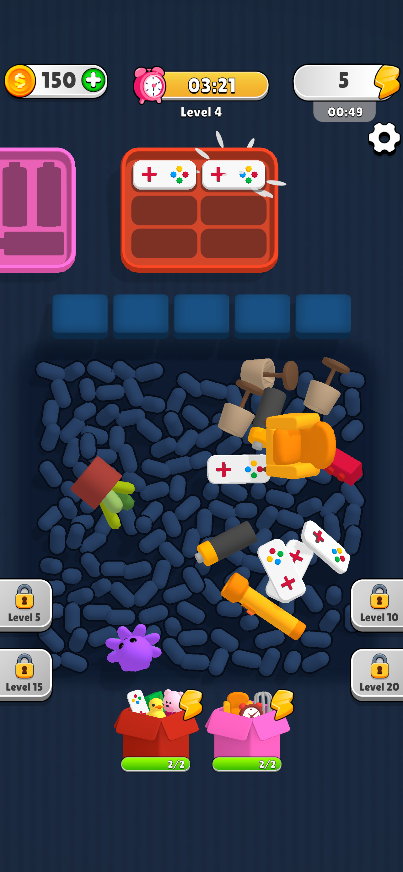 Pack Match Game Screenshot