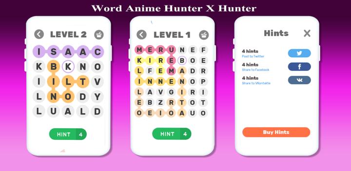 Banner of Word Anime Hunter X Hunter 