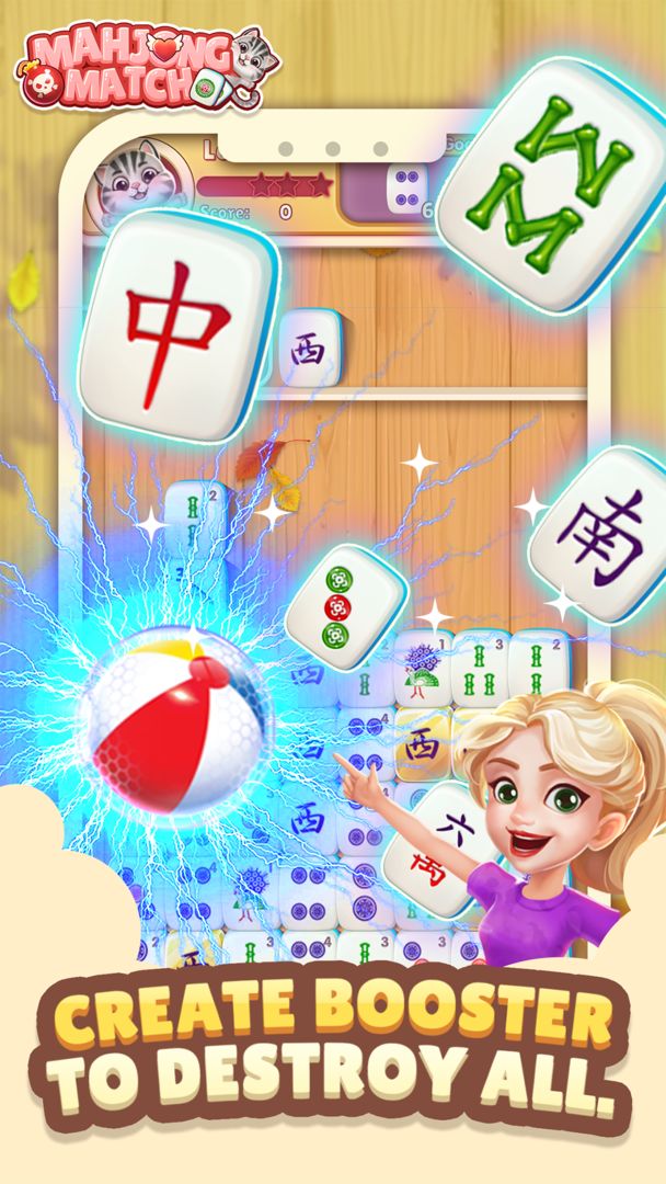 Screenshot of Mahjong Crush - Free Match Puz