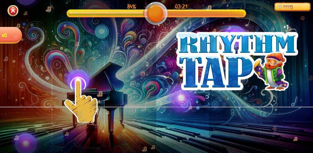 Banner of Rhythm Tap: Note World 