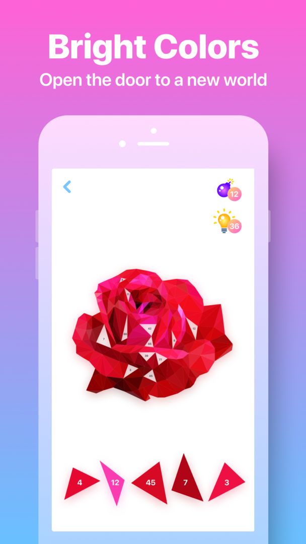 Low Poly - Color Puzzle by Number Art Game 게임 스크린 샷