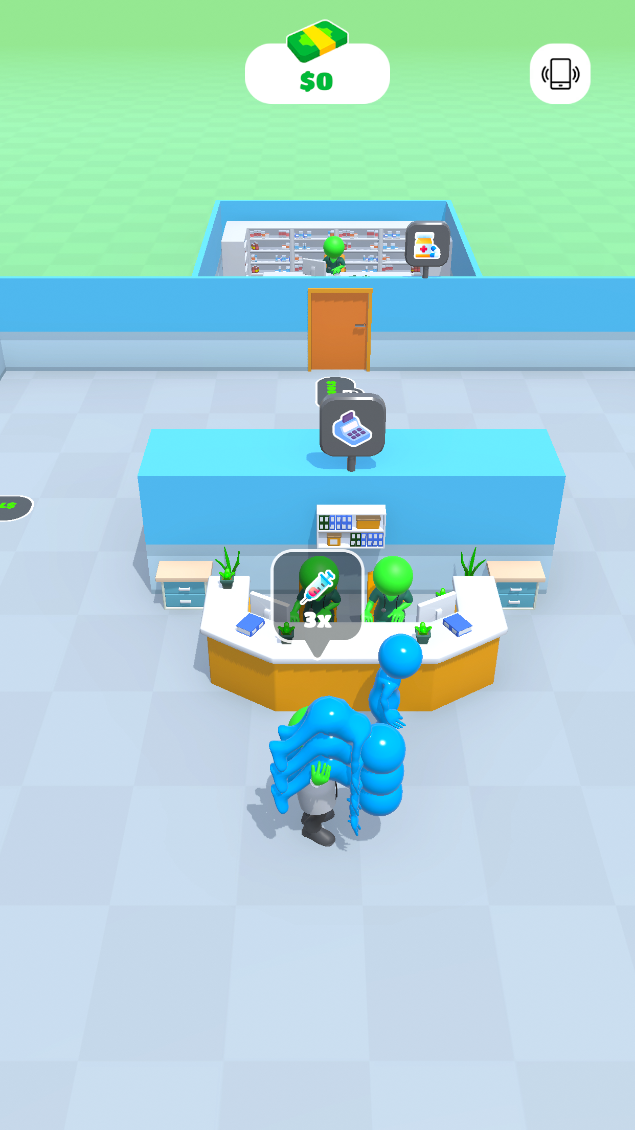 Hospital Manager Game Screenshot