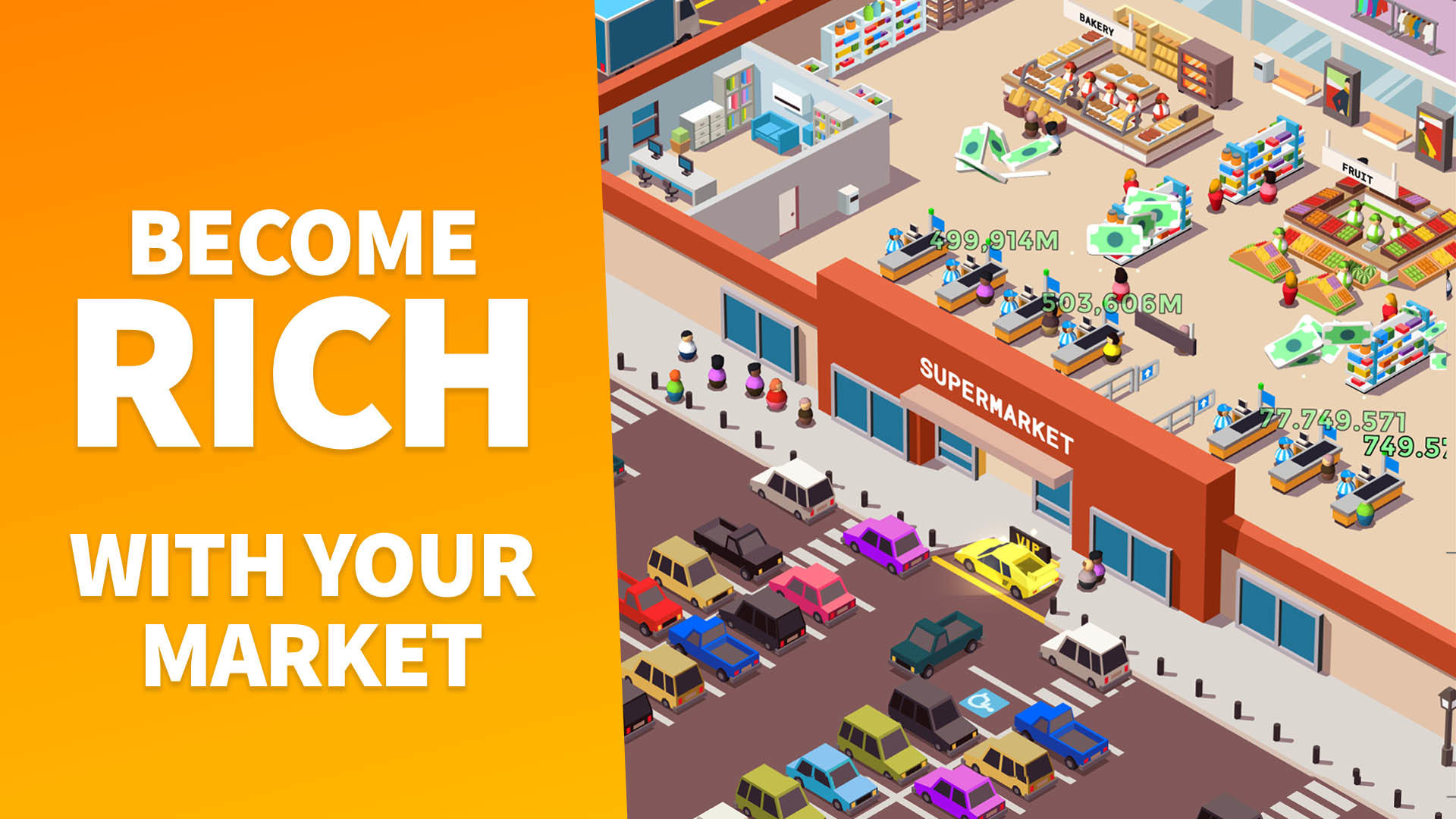 Screenshot of Idle Supermarket Tycoon－Shop