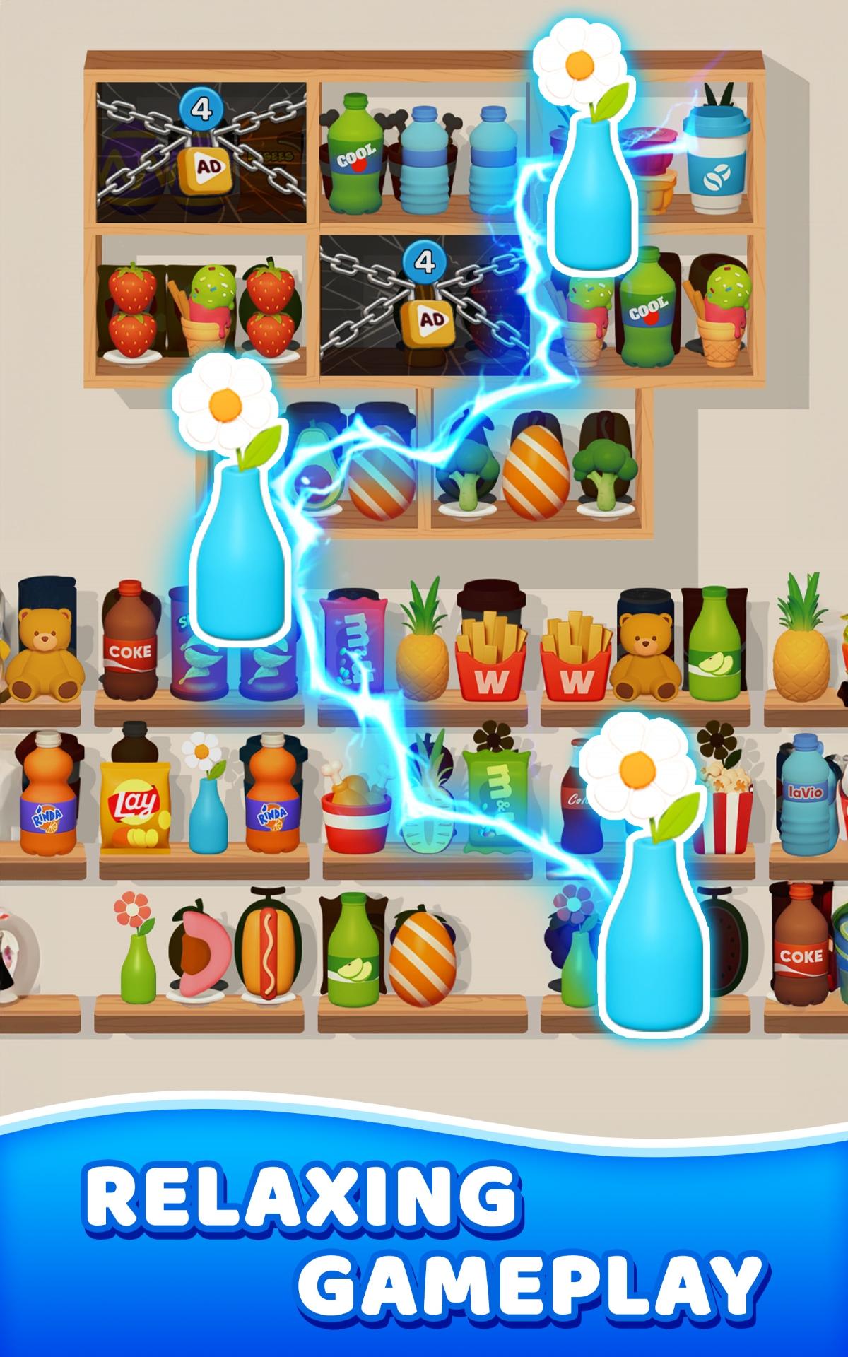 Screenshot of Goods Sorting: Match 3 Puzzle
