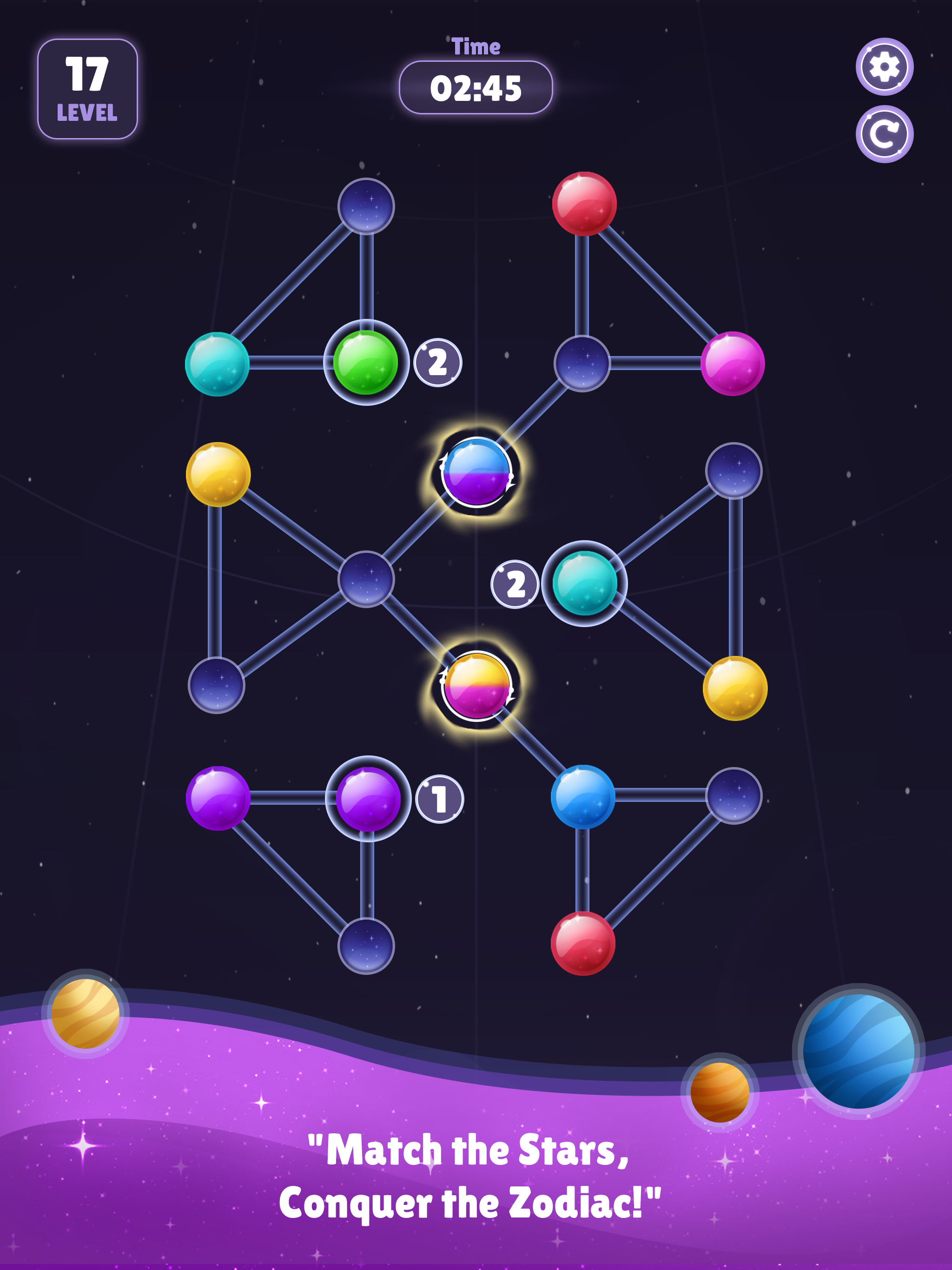 Jelly Dots: Flow Puzzles Game Screenshot
