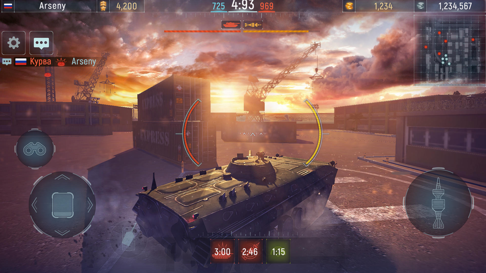 Screenshot of Modern Tanks: War Tank Games