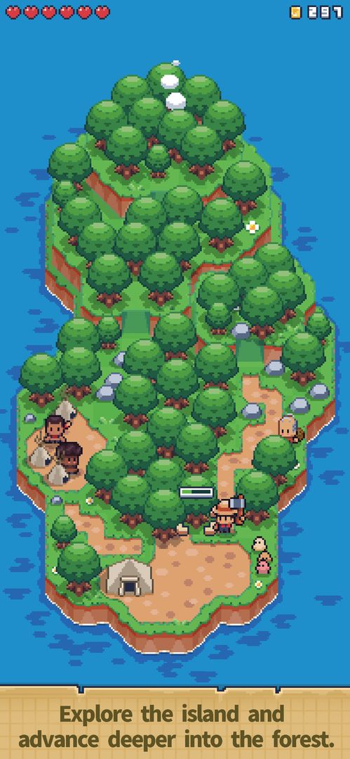 Screenshot of Tiny  Island Survival