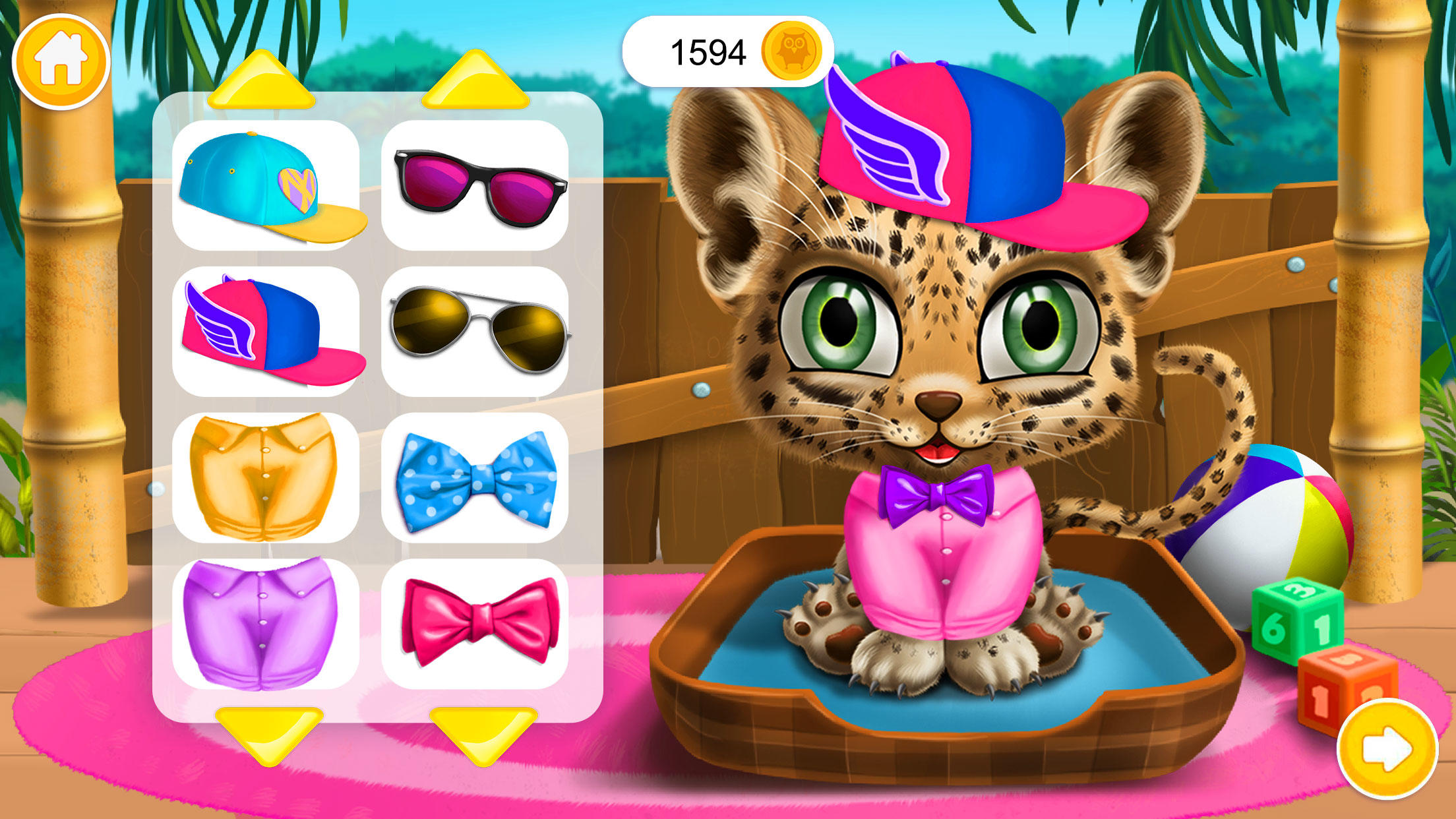 Baby Jungle Animal Hair Salon ゲームのスクリーンショット