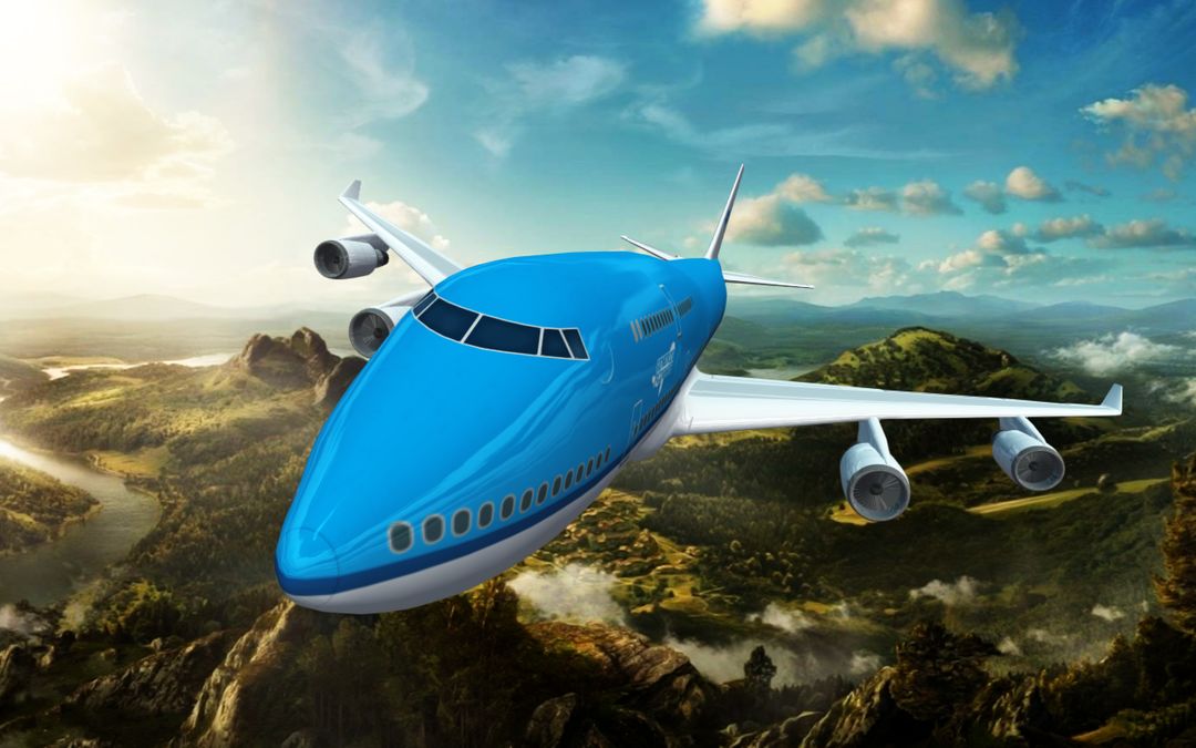 Airplane Flight Simulator 2017 ภาพหน้าจอเกม