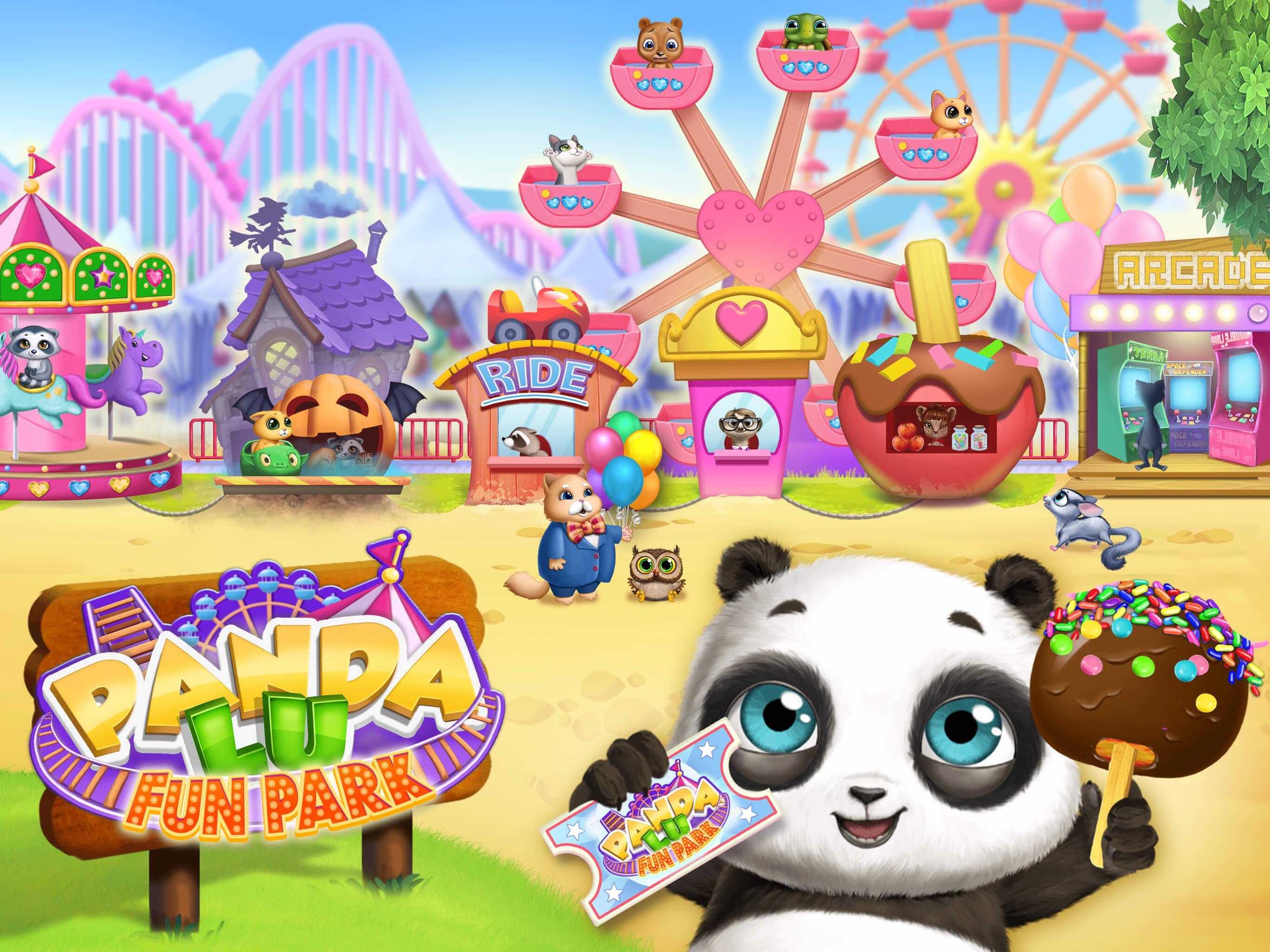 Cuplikan Layar Game Panda Lu Fun Park