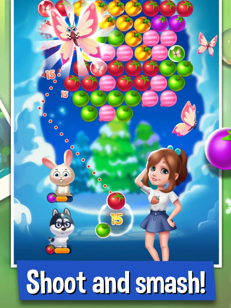 Screenshot of Bubble Fruit: Bubble Shooter