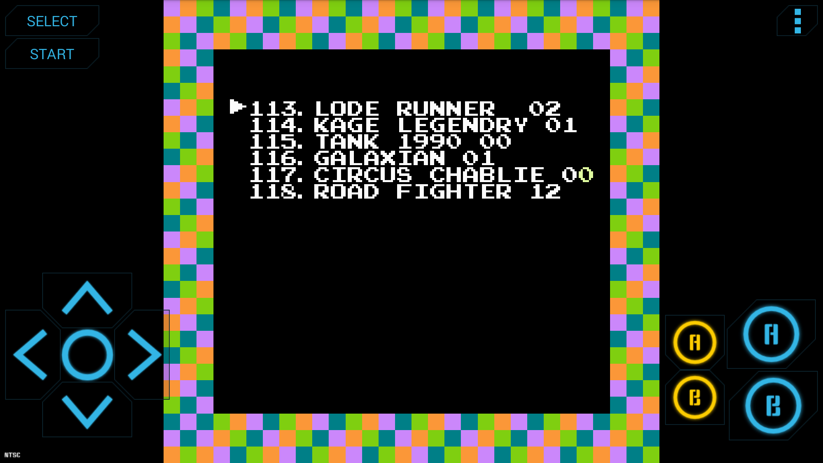 Screenshot of LST NES FC Simulator Free