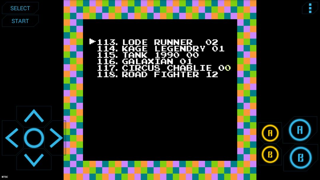 Screenshot of LST NES FC Simulator Free