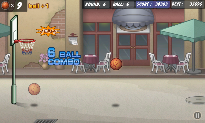 Basketball Shoot ゲームのスクリーンショット