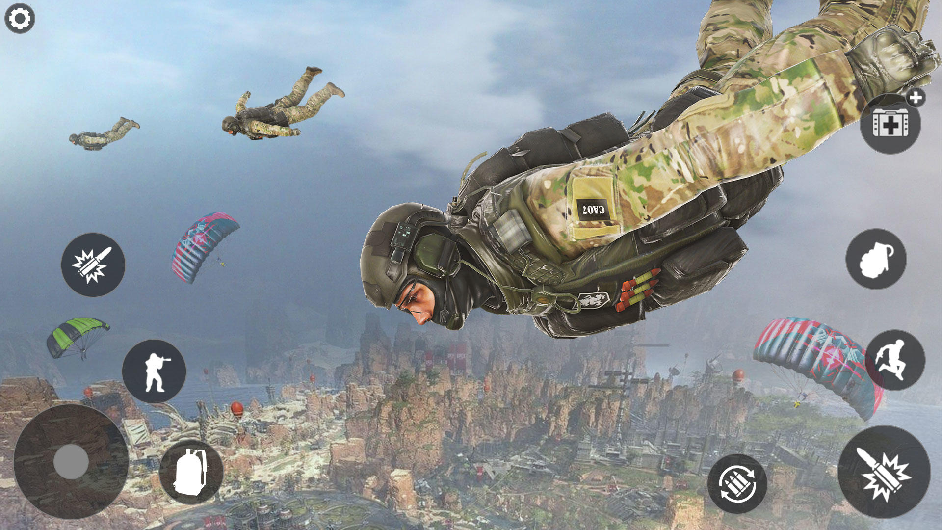 Screenshot of FPS Warzone Commando Gun Game