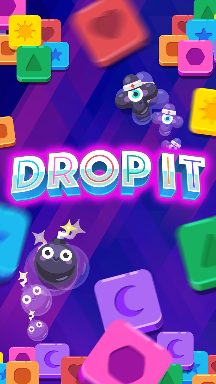Drop It! Crazy Color Puzzle Game Screenshot