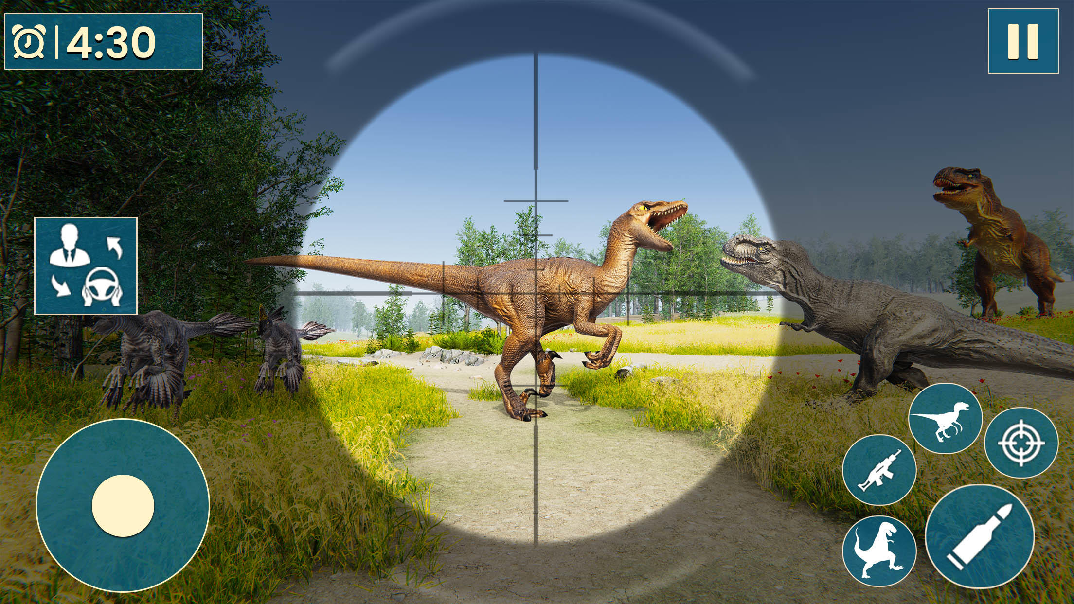 Cazadores de dinossauros Wild Wild Safari - Baixar APK para Android