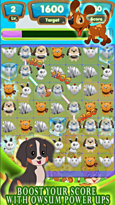 Hit Animal Link Rescue Game Screenshot