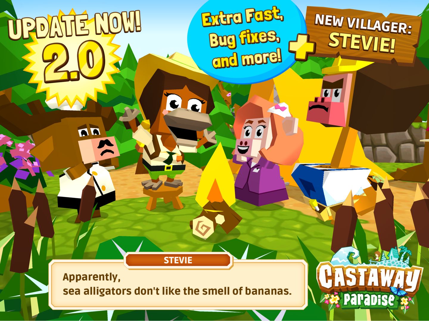 Screenshot of Castaway Paradise - Harvest, Animal Island Town