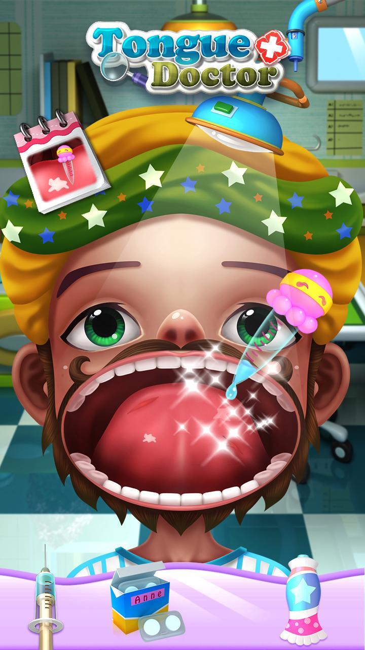 Crazy Tongue Doctor Game Screenshot
