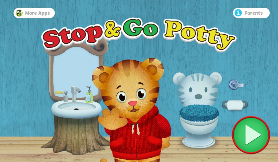 Daniel Tiger's Stop & Go Potty 게임 스크린 샷