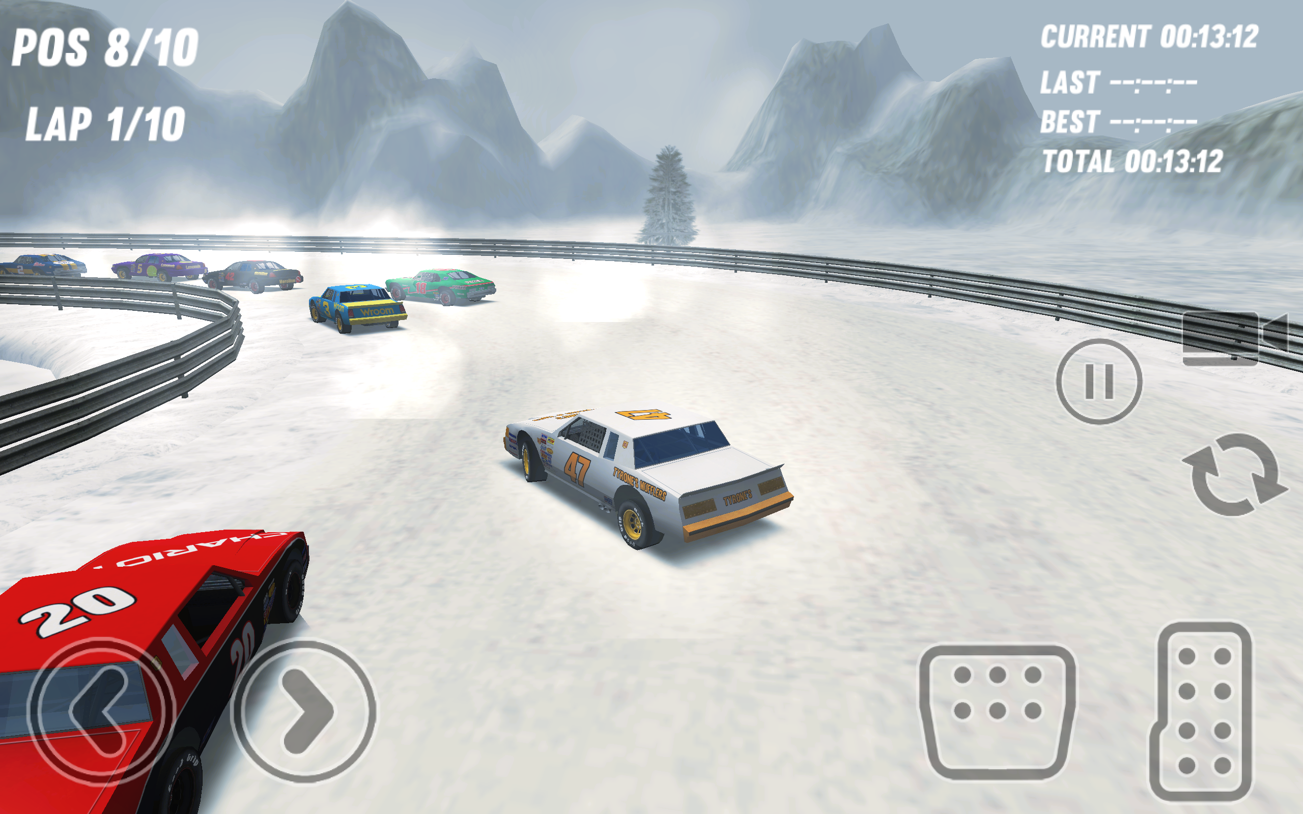 Dirt Track Stock Cars Game Screenshot