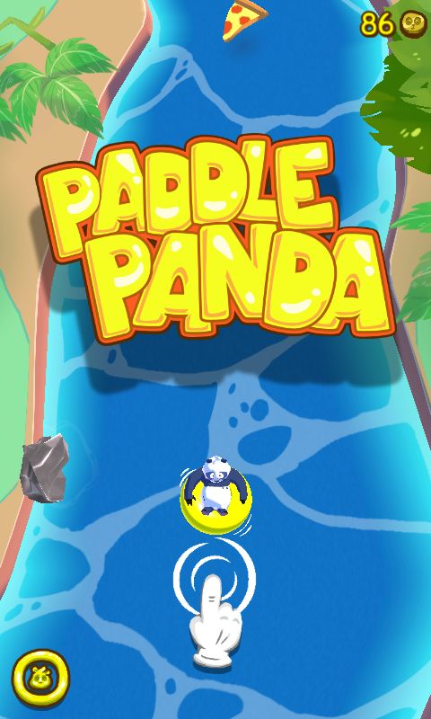 Paddle Panda screenshot game