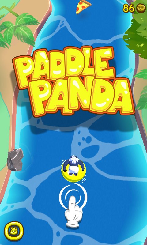 Captura de Tela do Jogo Paddle Panda
