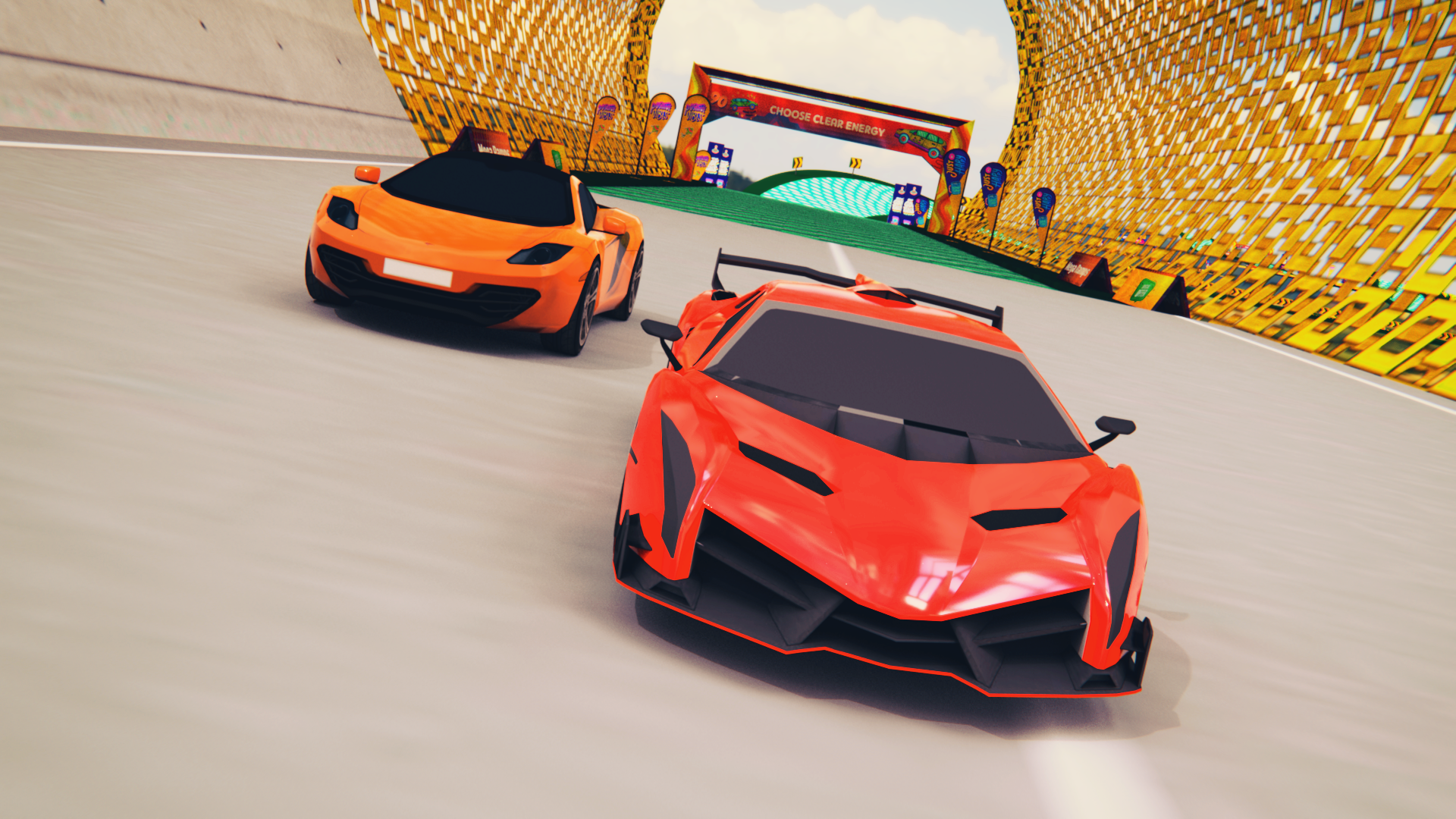 Screenshot 3 of Crazy Ramp Car Stunts : Racing 
