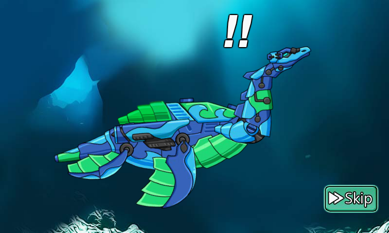 수리! 다이노로봇 - 딥 플레시오 ゲームのスクリーンショット