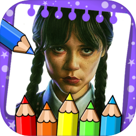 Wednesday Addams Coloring Book