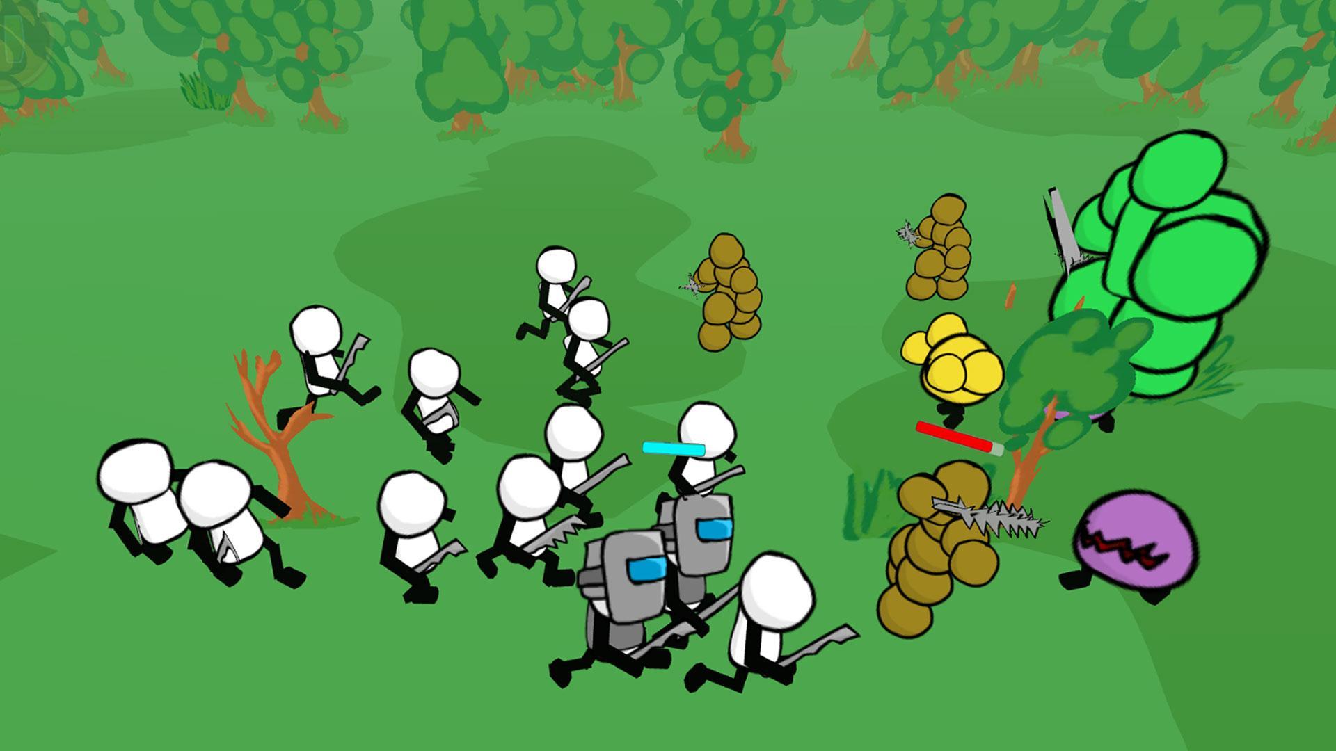 Stickman Gun Battle Simulator Game Screenshot