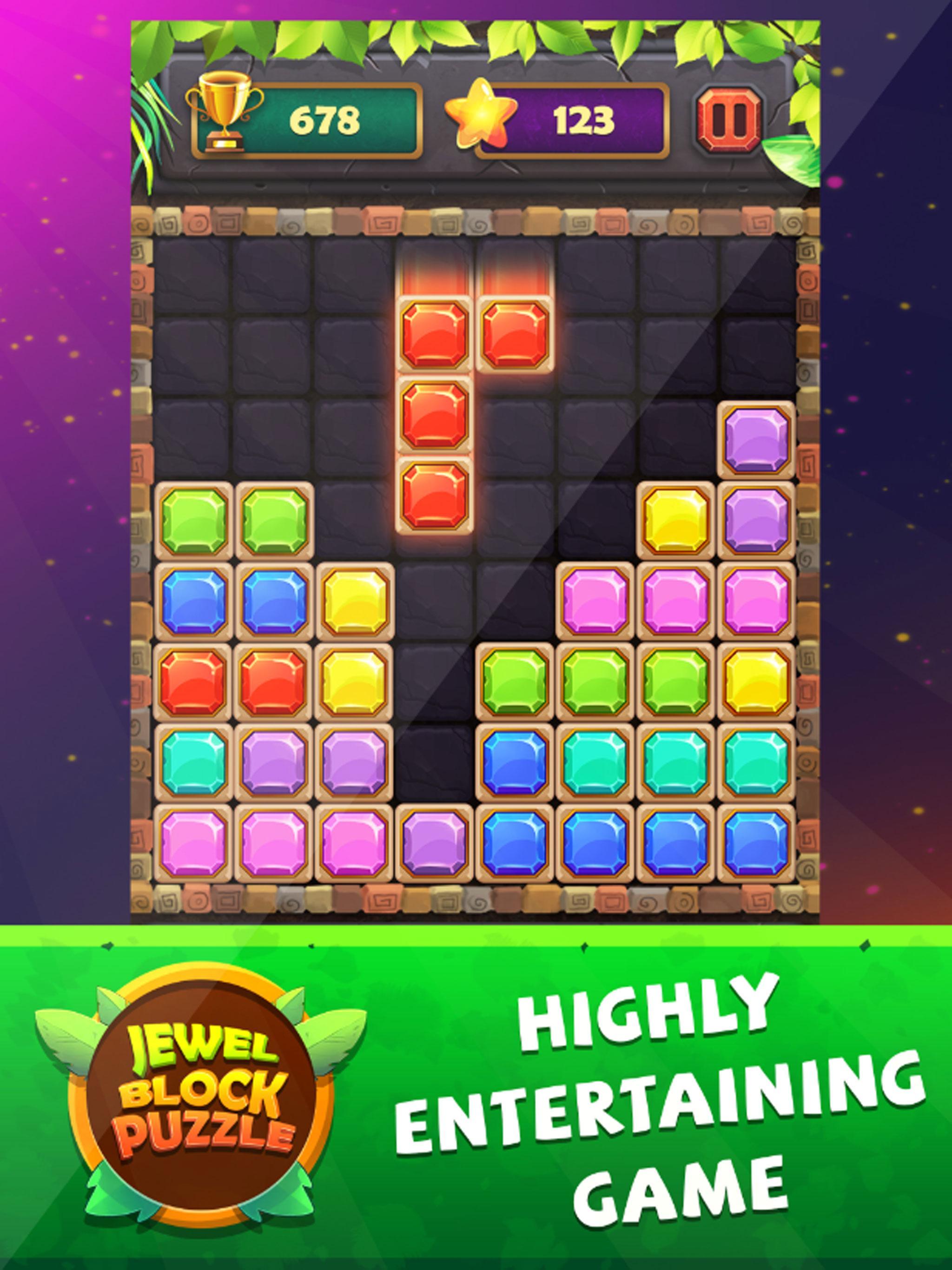 Block Puzzle Classic Jewel Game Screenshot