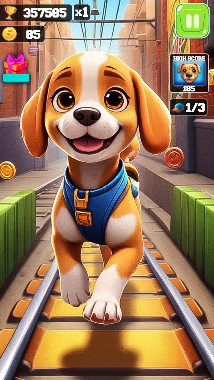 Download do APK de Cachorro correr atrás Jogos : Polícia Crime