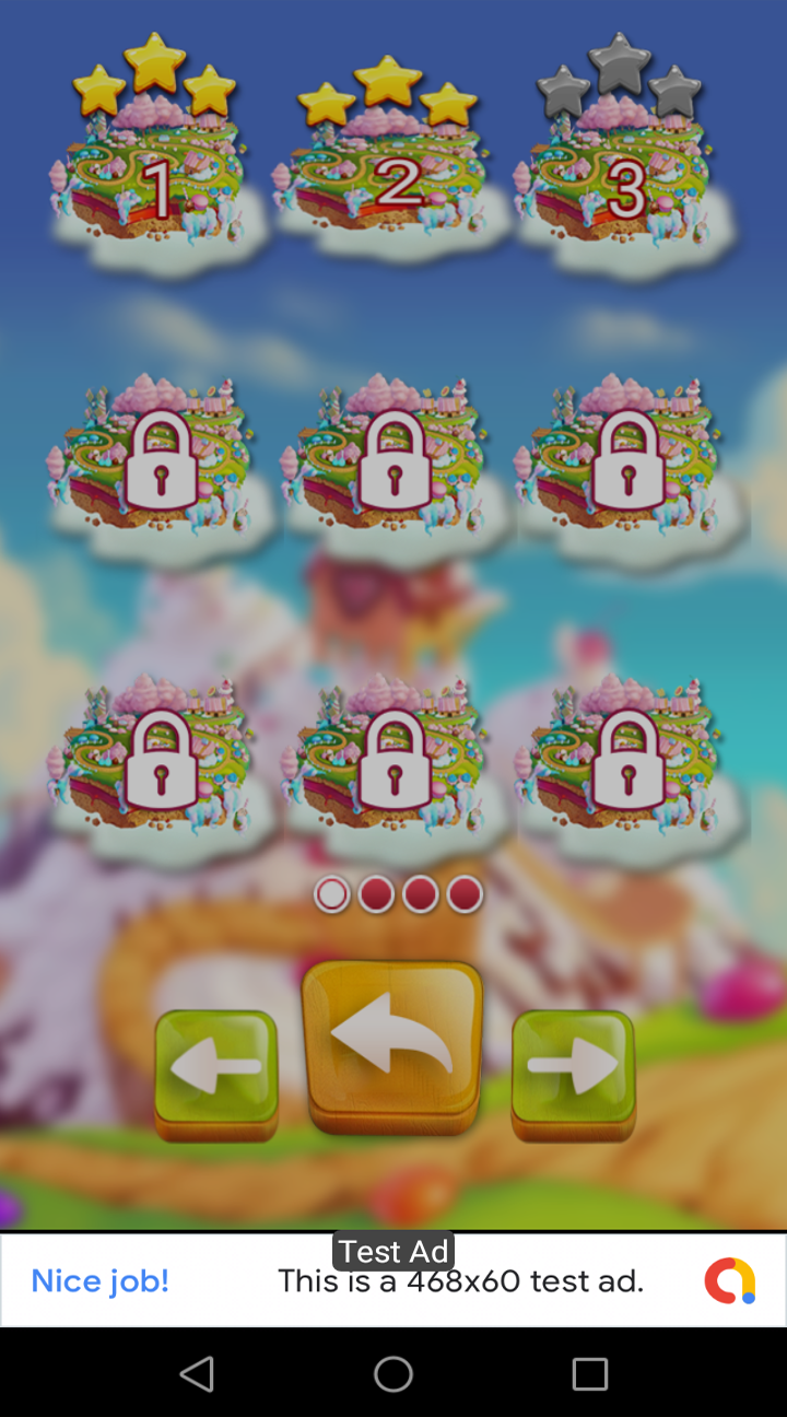 Candy Rush Game Screenshot