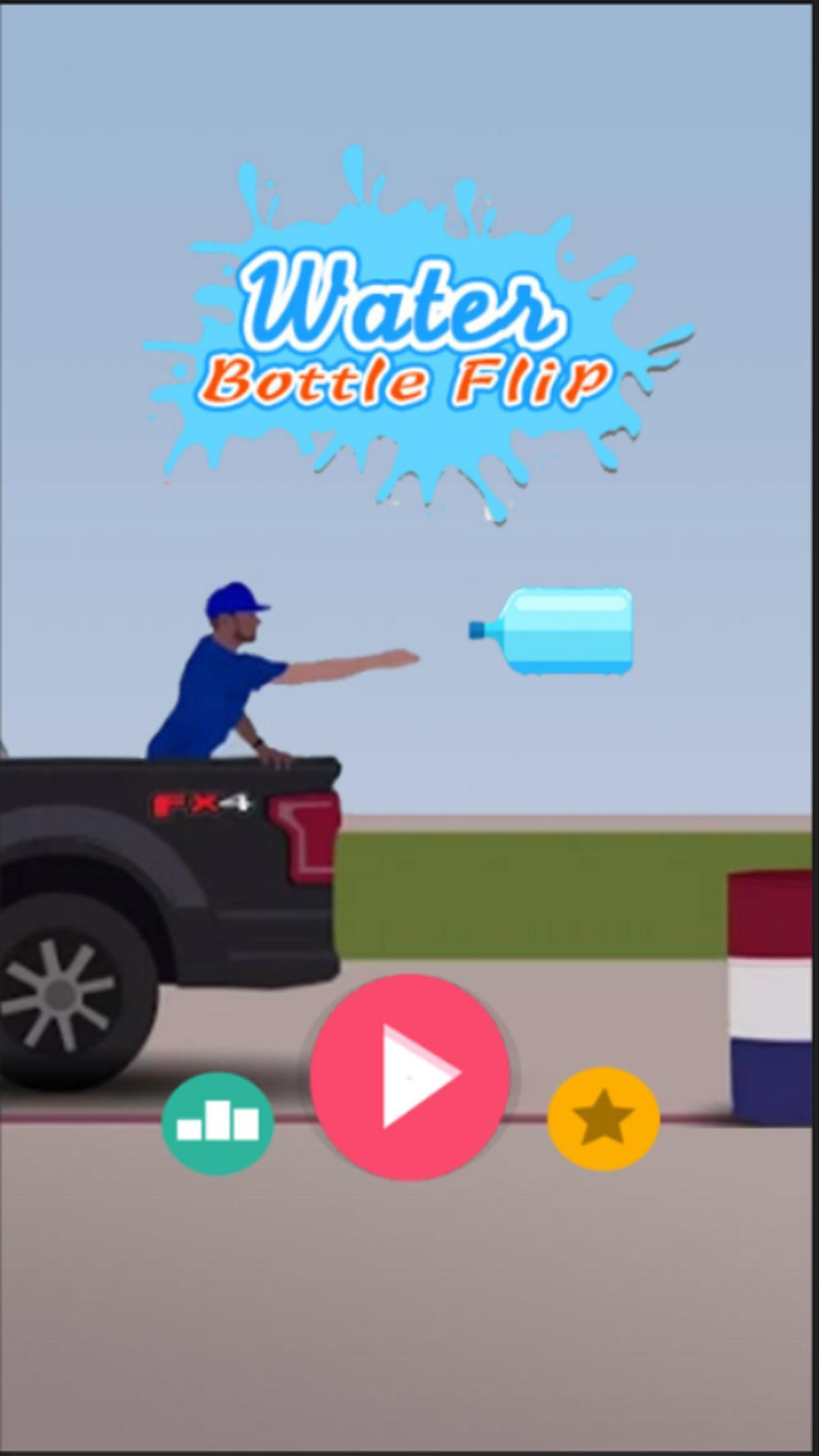 Drinking Bottle Flip Challenge Game Screenshot