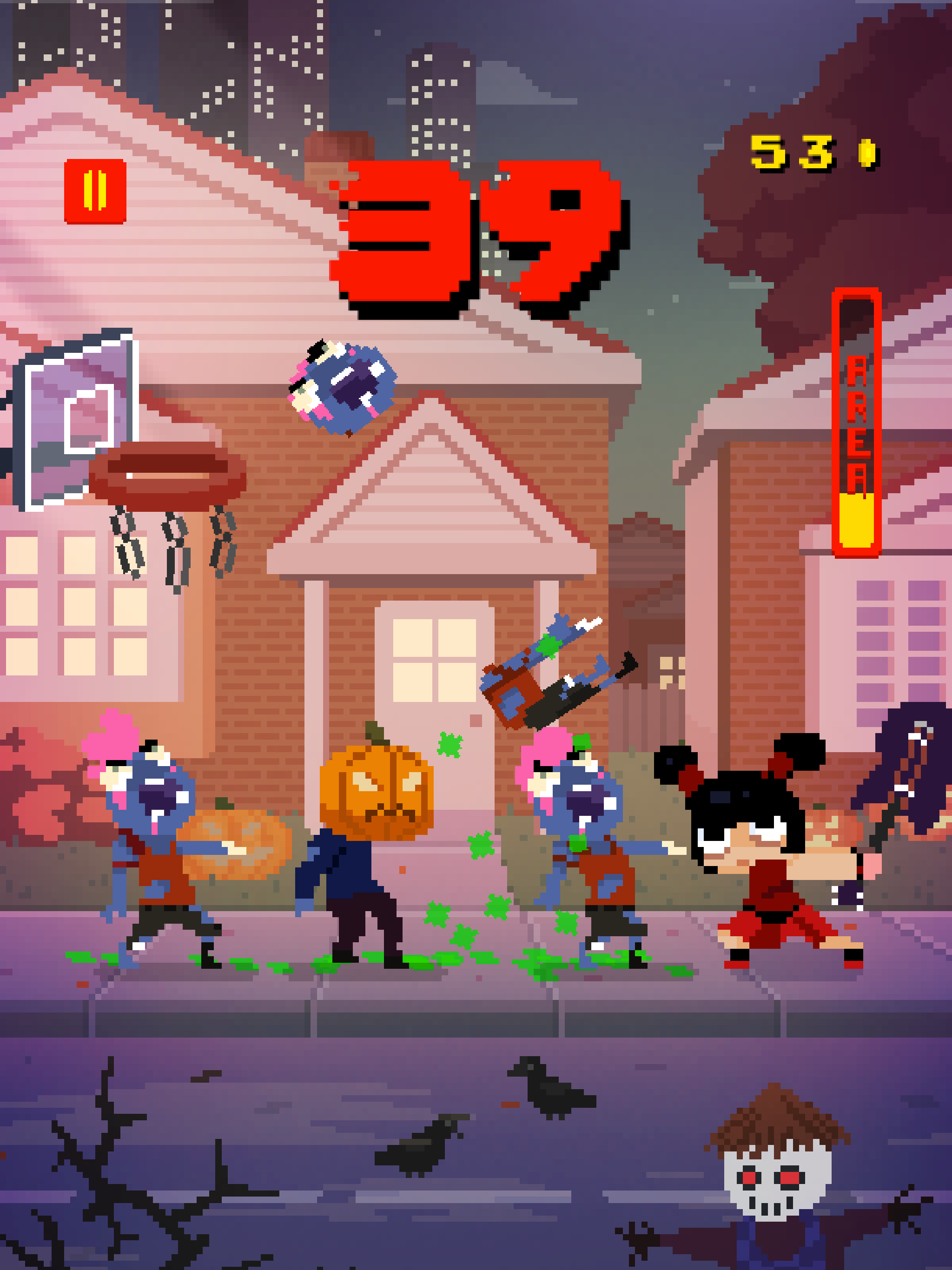 Basketball vs  Zombies Game Screenshot