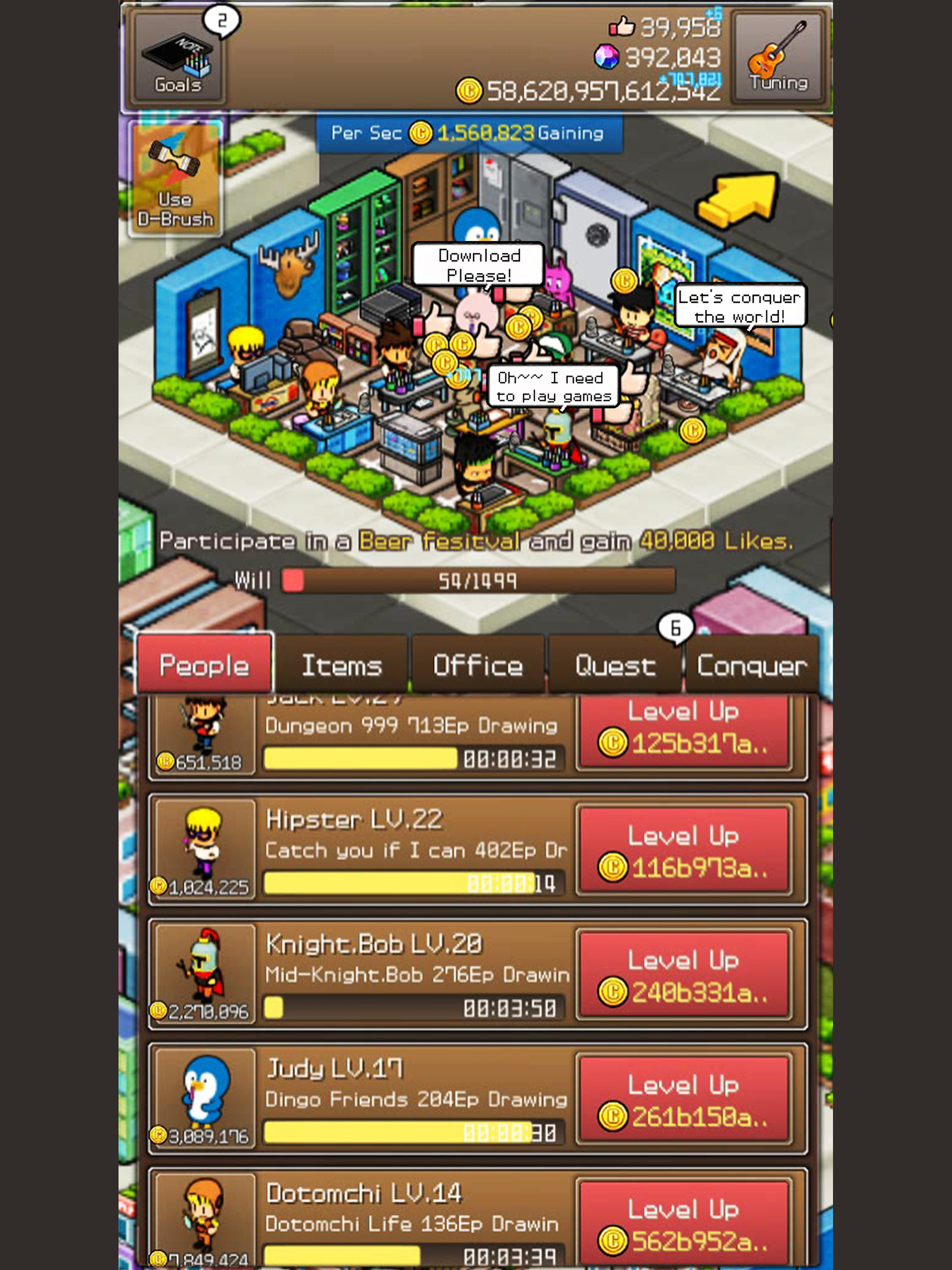 Tap Tap Cartoon - Cartoon999 Game Screenshot