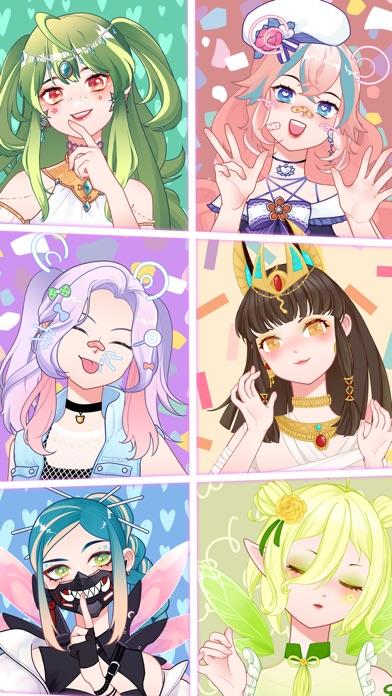 Screenshot of Anime Doll Avatar Maker Game