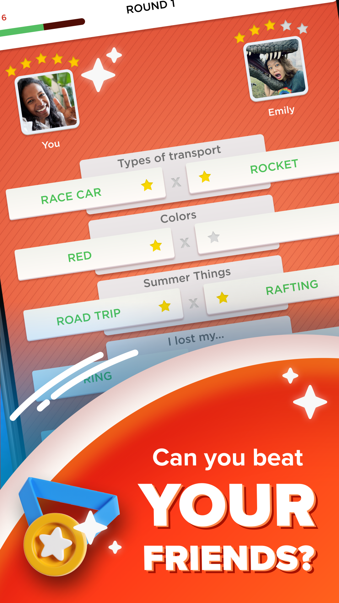 Cuplikan Layar Game Stop - Categories Word Game