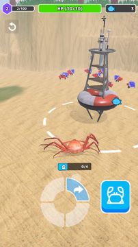 Crab Invasion Game Screenshot