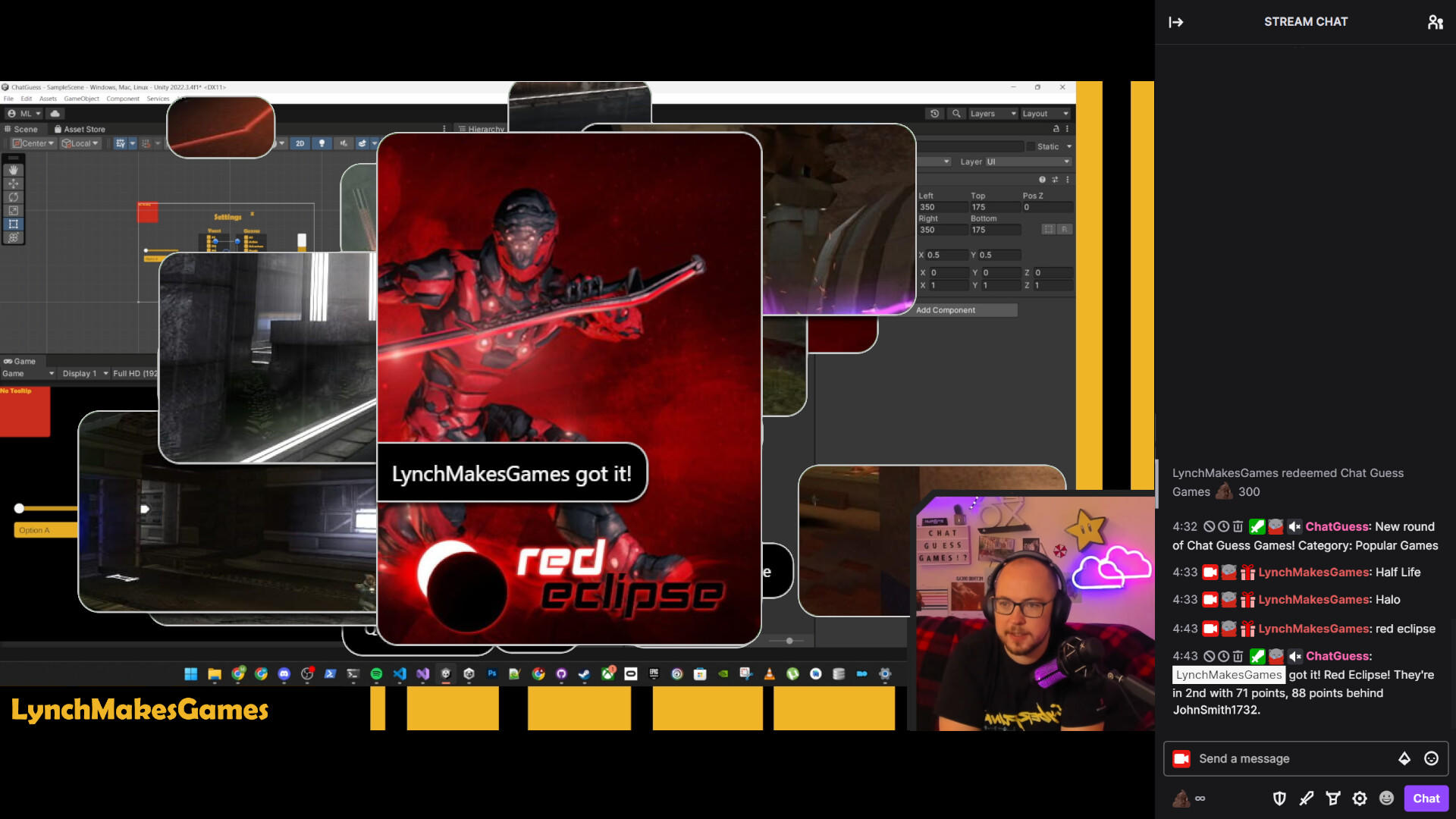 Screenshot of Chat Guess Games