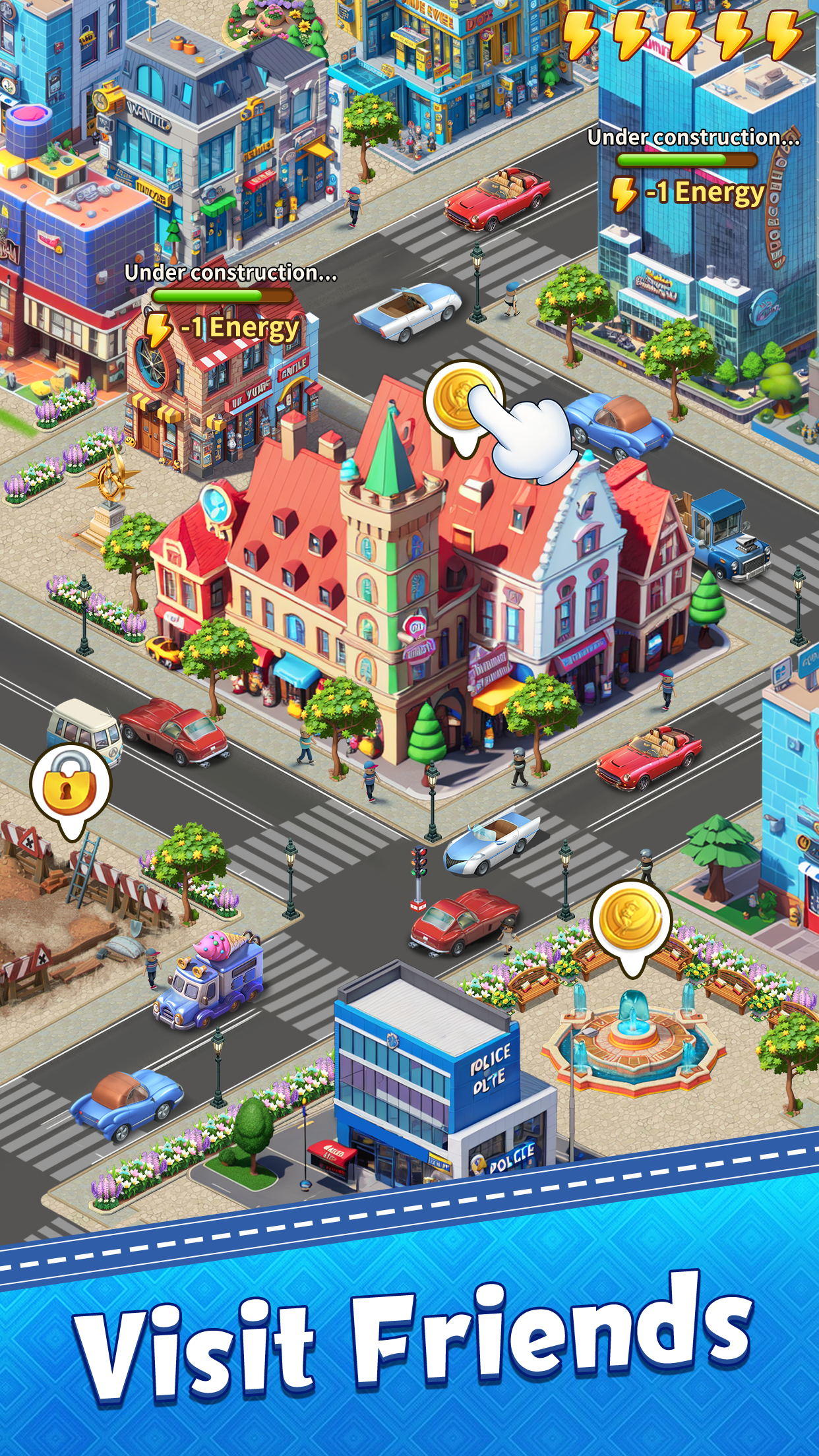 City Mansion: Build Merge Game Game Screenshot