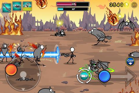 Cartoon Wars: Gunner+ Game Screenshot