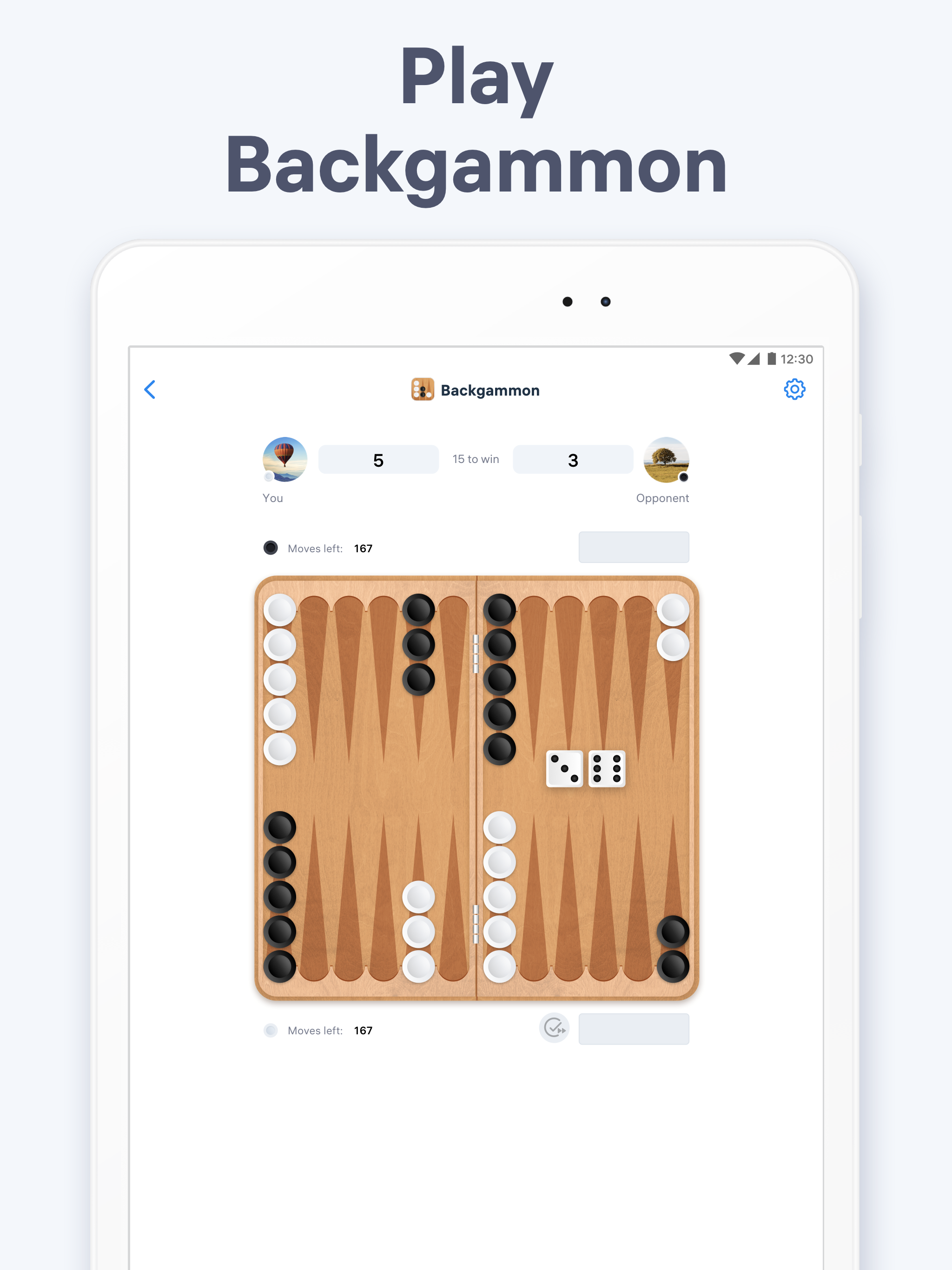 Screenshot of Backgammon - board game